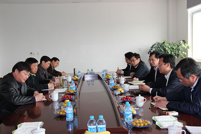 2013年4月8日，張家港市市長姚林榮一行來公司調(diào)研